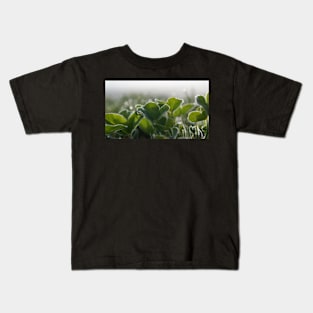 Frost Covered Clover Kids T-Shirt